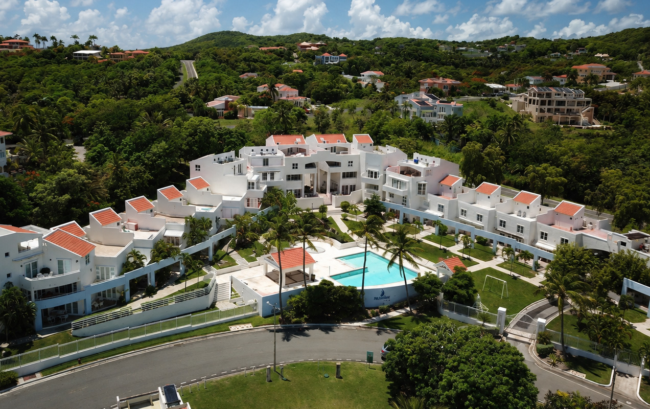 Vista de la comunidad Palmarina Club en Palmas del Mar